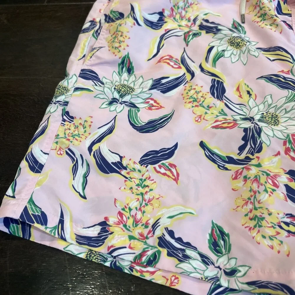 Polo Ralph Lauren Swimming Trunks Shorts Floral / Aloha Men's X-Large XL Pink
